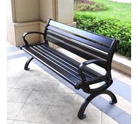 Baodiale Banc d'extérieur en Alliage d'aluminium Banc de Jardin d'extérieur Durable et résistant aux intempéries pour Balcon, Porche et Jardin