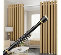 Baodiale Barre de Tension télescopique réglable pour Rideau de Douche Extensible de 2,1 à 3 m (82,6 à 118 Pouces) sans perçage