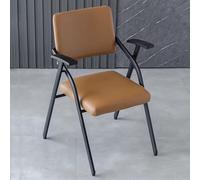 Baodiale Chaise de Bureau Pliante en Simili Cuir, chaises de réception avec accoudoirs, Chaise empilable et Pliable for Bureau, école, Salle d'attente de conférence de Formation