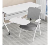 Baodiale Chaises de Salle de conférence, Chaise d'étudiant avec Bureau attaché, chaises de Bureau Pliables et empilables et chaises de réception for la Maison, l'école, Les fêtes, l'église