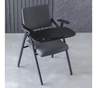 Baodiale Chaises de Salle de conférence empilables et Pliables avec Coussin épais, Support Lombaire, accoudoir - Dossier rebondissant en Simili Cuir for réunion de Bureau, conférence, Chaise de Salle