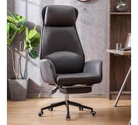 Baodiale Chaises d'ordinateur Confortables Chaise de Bureau Ergonomique à Dossier Haut avec Coussin en Latex et Pivot réglable Idéal pour Le Travail à Domicile Utilisation exécutive dans Le Salon, la