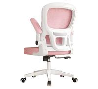 Baodiale Chaises d'ordinateur Confortables Chaise de Bureau Ergonomique avec Bureau pivotant réglable en Hauteur Inclinaison à 30° Support Lombaire Dynamique et accoudoirs rabattables Idéal pour Les
