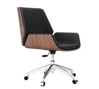 Baodiale Chaises d'ordinateur Confortables Chaise de Bureau Ergonomique en Cuir pour Ordinateur de Jeu avec Hauteur réglable Pivotante Moderne et élégante pour Personnes Lourdes Large et Confortable