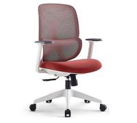 Baodiale Chaises d'ordinateur Confortables et ergonomiques, siège Large et Repose-Pieds réglable pour Personnes Lourdes, Rouge