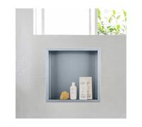 Baodiale Niche Murale de Douche en Acier Inoxydable. Solution de Rangement encastrée pour Salle de Bain et Chambre. Installation sans carrelage requise.