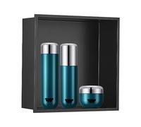 Baodiale Niche Murale de Douche encastrée en Acier Inoxydable, étagère de Rangement for Salle de Bain Moderne intégrée, Aucune Installation de carrelage requise