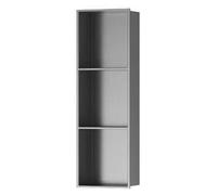 Baodiale Niche Murale de Douche encastrée en Acier Inoxydable, Rangement Mural pour Salle de Bain, Chambre et Salon, étanche, Design sans Joint, Installation de carrelage Non requise.