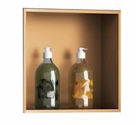 Baodiale Niche Murale de Douche étanche encastrée, étagère de Salle de Bain en Acier Inoxydable, Meuble Mural Anti-Rayures pour Salle de Bain et Salon