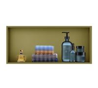 Baodiale Niche Murale de Douche étanche encastrée, étagère Murale en Acier Inoxydable pour Salle de Bain, Solution de Rangement pour shampoing, cosmétiques et Articles de Toilette.