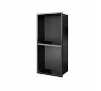 Baodiale Niche Murale de Salle de Bain Niche de Douche étanche encastrée en Acier Inoxydable étagère de Salle de Bain en métal Meuble TV personnalisé étagères murales sans Rebord à Plusieurs Niveaux