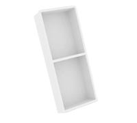 Baodiale Niche Murale de Salle de Bain Niche de Douche étanche Insert Mural carré encastré étagères de Salle de Bain intégrées en Acier Inoxydable 304 pour shampoing Savon Articles de Toilette alcôve