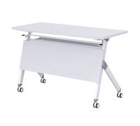 Baodiale Table de conférence Pliante, Ensemble de Tables de Salle de conférence modulaires, Tables Pliantes réglables avec roulettes, Conception Polyvalente pour Les réunions de Bureau, la