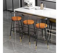 Baodiale Tabourets de Bar à Hauteur de comptoir, Lot de 2, tabourets de Bar en Cuir pour îlot de Cuisine, tabourets de Bar du Milieu du siècle, capacité de Charge de 150 kg/330 LB