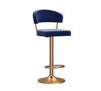 Baodiale Tabourets de Bar d'extérieur avec Dossier pivotant à 360°, Hauteur comptoir, chaises en Velours réglables pour îlot de Cuisine, Salle à Manger ou Coin café