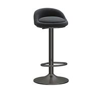 Baodiale Tabourets de Bar pivotants à 360° avec Dossier et Repose-Pieds, Hauteur d'assise 65~80 cm Tabouret de Bar rembourré pour îlot de Cuisine