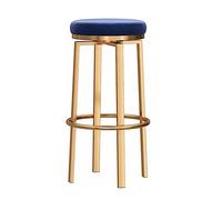 Baodiale Tabourets de Bar pivotants à 360° en Velours, Hauteur comptoir, Pieds en métal et Repose-Pieds, chaises de Petit-déjeuner pour Restaurants et îlots de Cuisine.