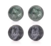 Baoding Balls Lot de 4 balles de massage en jade pour soulager le stress et soulager le stress et la relaxation du poignet Thérapie des mains