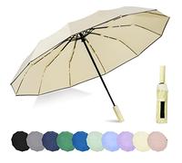BAODINI 46 pouces tissu premium ouverture automatique parfait pour portefeuille et sac à dos parapluie portable pour les femmes et les hommes