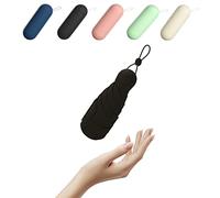 BAODINI Mini ombrelle de voyage pour sac à main, protection contre les UV, ombrelle de poche compacte et légère avec étui, pour femmes et filles