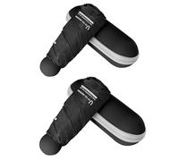 BAODINI Mini parapluie de voyage pour sac à main avec étui, parapluie de poche compact et léger avec protection anti-UV et solaire pour femmes, filles et hommes, Lot de 2, noir, Mini-40 inch arc