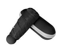 BAODINI Mini parapluie de voyage pour sac à main avec étui, petit parapluie compact avec protection UV, soleil, petit parapluie de poche léger pour femmes, enfants et hommes