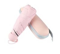 BAODINI Mini parapluie de voyage pour sac à main avec étui, petit parapluie compact, protection UV, petit parapluie de poche léger pour femmes, filles, enfants…