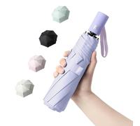 BAODINI Parapluie pliant automatique protection UV parapluie de voyage compact à mettre dans son sac