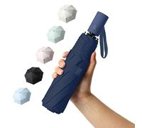 BAODINI Parapluie pliant automatique protection UV parapluie de voyage compact à mettre dans son sac