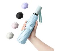 BAODINI Parapluie pliant automatique protection UV parapluie de voyage compact à mettre dans son sac