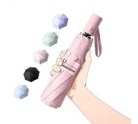 BAODINI Parapluie pliant automatique protection UV parapluie de voyage compact à mettre dans son sac