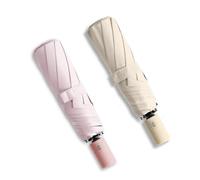 BAODINI Parapluie pliant automatique protection UV parapluie de voyage compact à mettre dans son sac