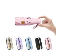 BAODINI Parapluie Pliant Portable Poche Parapluie Protection Solaire Anti-UV étanche Ultra Léger Compact Ombrelle Voyage Mini Umbrella pour Homme Femmes Enfant