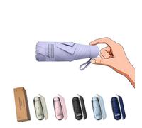 BAODINI Parapluie Pliant Portable Poche Parapluie Protection Solaire Anti-UV étanche Ultra Léger Compact Ombrelle Voyage Mini Umbrella pour Homme Femmes Enfant