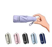 BAODINI Parapluie Pliant Portable Poche Parapluie Protection Solaire Anti-UV étanche Ultra Léger Compact Ombrelle Voyage Mini Umbrella pour Homme Femmes Enfant