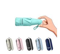 BAODINI Parapluie Pliant Portable Poche Parapluie Protection Solaire Anti-UV étanche Ultra Léger Compact Ombrelle Voyage Mini Umbrella pour Homme Femmes Enfant