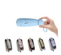 BAODINI Parapluie Pliant Portable Poche Parapluie Protection Solaire Anti-UV étanche Ultra Léger Compact Ombrelle Voyage Mini Umbrella pour Homme Femmes Enfant