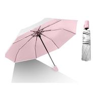 BAODINI Petit parapluie de voyage automatique compact pour la pluie et le soleil UPF 50+ coupe-vent portable de 106,7 cm pour homme et femme