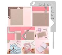 BAOFALI 1 guide de couverture de livre, outil de couverture de livre 5 en 1 en acier inoxydable pour créer des couvertures de livres ou d'albums à partir d'aggloméré, ce qui rend la création de