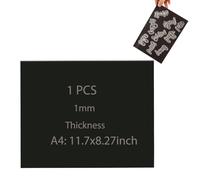 BAOFALI A4 - Feuilles magnétiques double face - 29,7 x 21 cm - Pochoirs de découpe en métal - Orange - Pour travaux manuels, scrapbooking, arts et travaux manuels - Tapis de placement flexible