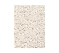 BAOFALI Dossier de gaufrage 3D pour la fabrication de cartes, art abstrait, ligne géométrique en forme de vague, texture plastique, modèle de gaufrage pour scrapbooking, papier cartonné, album de