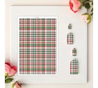 BAOFALI Lot de 10 feuilles de papier de transfert rétro à carreaux pour argile polymère, 15 x 9 cm, papier de transfert pour la fabrication de bijoux et de boucles d'oreilles