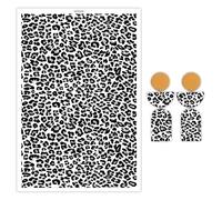 BAOFALI Lot de 12 feuilles de papier de transfert à l'eau pour boucles d'oreilles et argile polymère, motif léopard pour bijoux, colliers, pendentifs, loisirs créatifs, 14,8 x 10 cm