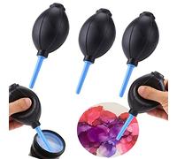 BAOFALI Lot de 3 souffleurs à alcool en caoutchouc souple pour appareil photo - Pour travaux manuels, peinture, dessin, encre noire