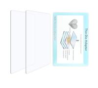 BAOFALI Lot de 3 tampons de découpe standard et adaptateur fin pour machine de découpe pour machine de découpe ; plaques de découpe en polycarbonate transparent pour bricolage, scrapbooking, travaux
