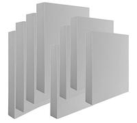 BAOFALI Lot de 8 tampons en mousse moulée gris en plastique pour sculpture, modélisation, loisirs créatifs et projets d'artisanat