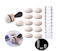 BAOFALI Mini outil de mélange d'encre, avec mousse de rechange pour mousse, scrapbooking, peinture, dessin, fournitures artistiques, poignée d'encre, outils de gaufrage