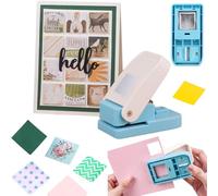 BAOFALI Perforatrice carrée de 2,5 x 2,5 cm pour loisirs créatifs, scrapbooking, fabrication de cartes, loisirs créatifs