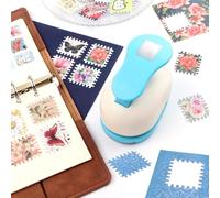 BAOFALI Perforatrice rectangulaire pour timbres postaux - 3 x 2,5 cm - Perforatrice à levier pour travaux manuels, loisirs créatifs, scrapbooking, journal, fabrication de cartes