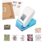 BAOFALI Poinçon rectangulaire de 2,5 x 2 cm avec levier d'action pour travaux manuels, scrapbooking, fabrication de cartes